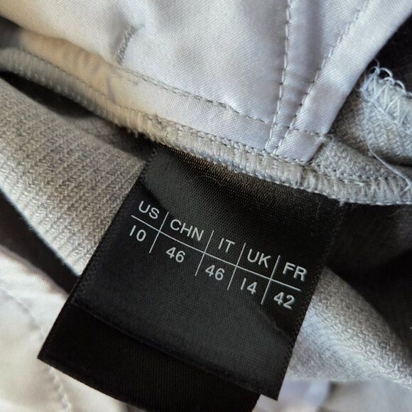 LIKE NEW LAFAYETTE 148 NEW YORK GATES LIGHT GREY WOOL PANTS WOMENS SIZE 10 - Picture 12 of 16